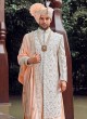 Designer Thread Work Sherwani For Groom